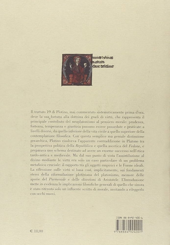 洋書 Plotino Amazon.co.jp: Sulle virtù (Enn. I 2 (19)) : 本